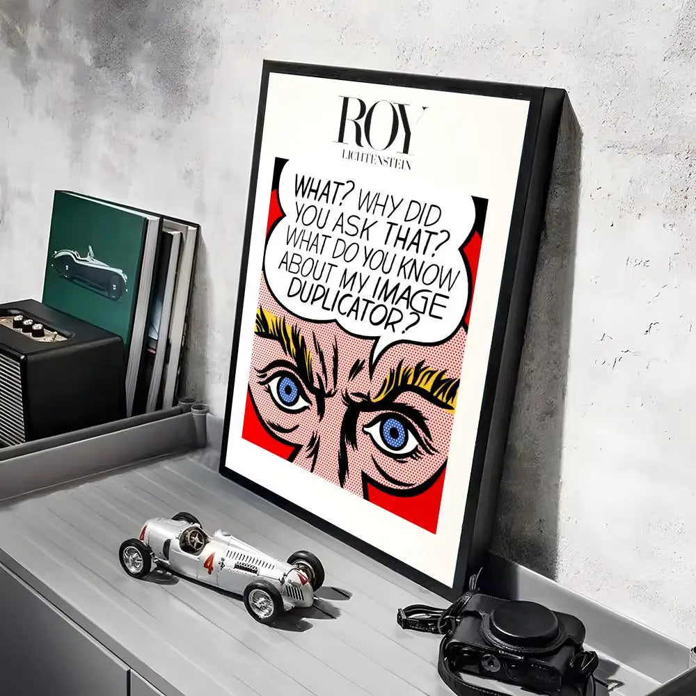 Stampa su tela da intelaiare — Homage to Lichtenstein