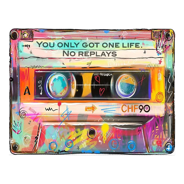 Stampa su tela da intelaiare — One Life Graffiti