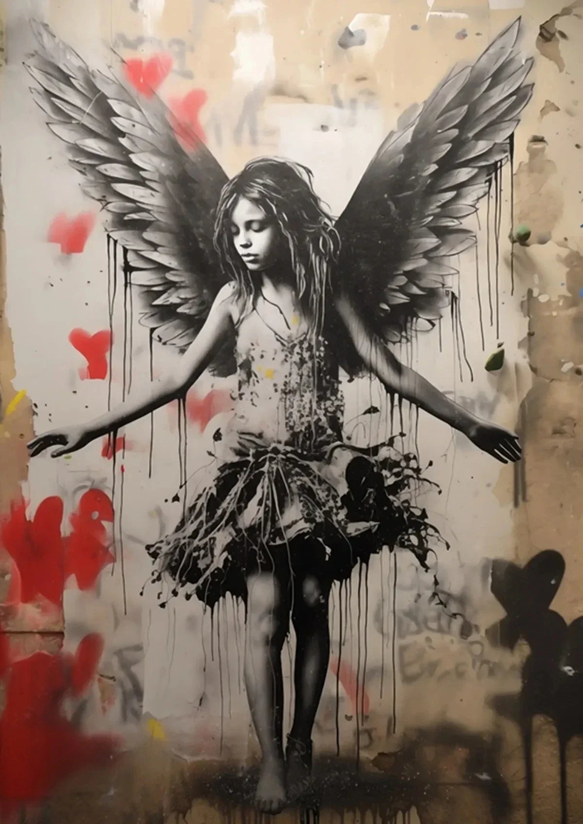Stampa su tela da intelaiare — Homage to Banksy