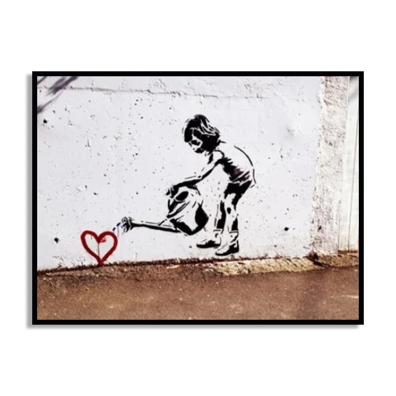 Stampa su tela da intelaiare — Homage to Banksy