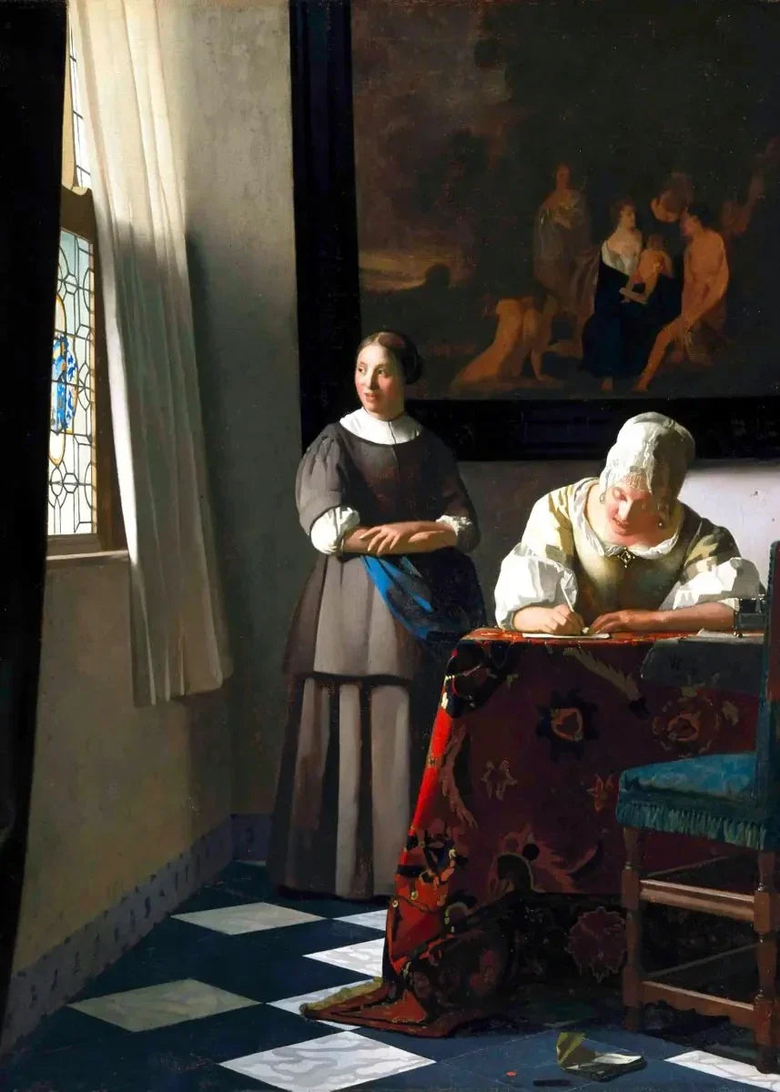 Stampa su tela da intelaiare — Homage to Vermeer