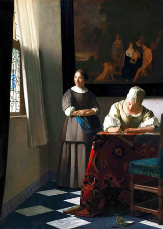 Stampa su tela da intelaiare — Homage to Vermeer