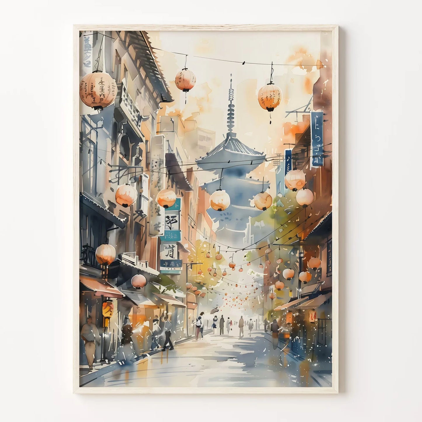 Stampa su tela da intelaiare — Ramen di Tokyo