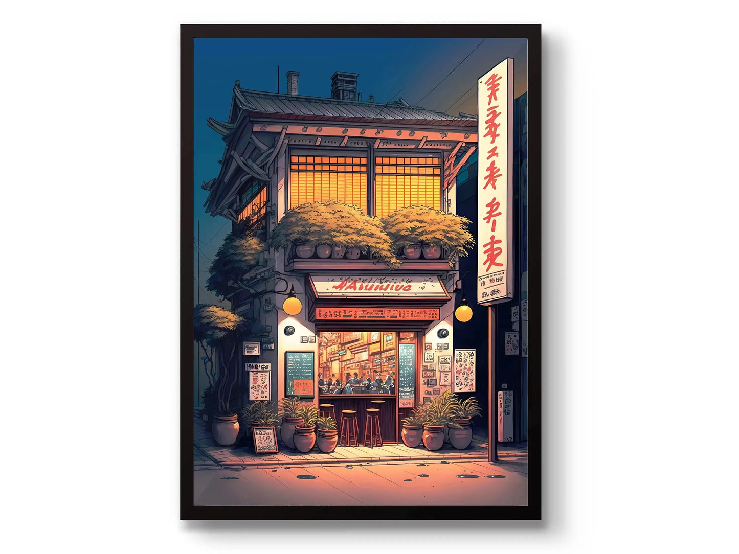 Stampa su tela da intelaiare — Ramen di Tokyo