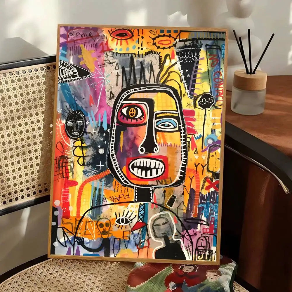 Stampa su tela da intelaiare — Homage to Basquiat