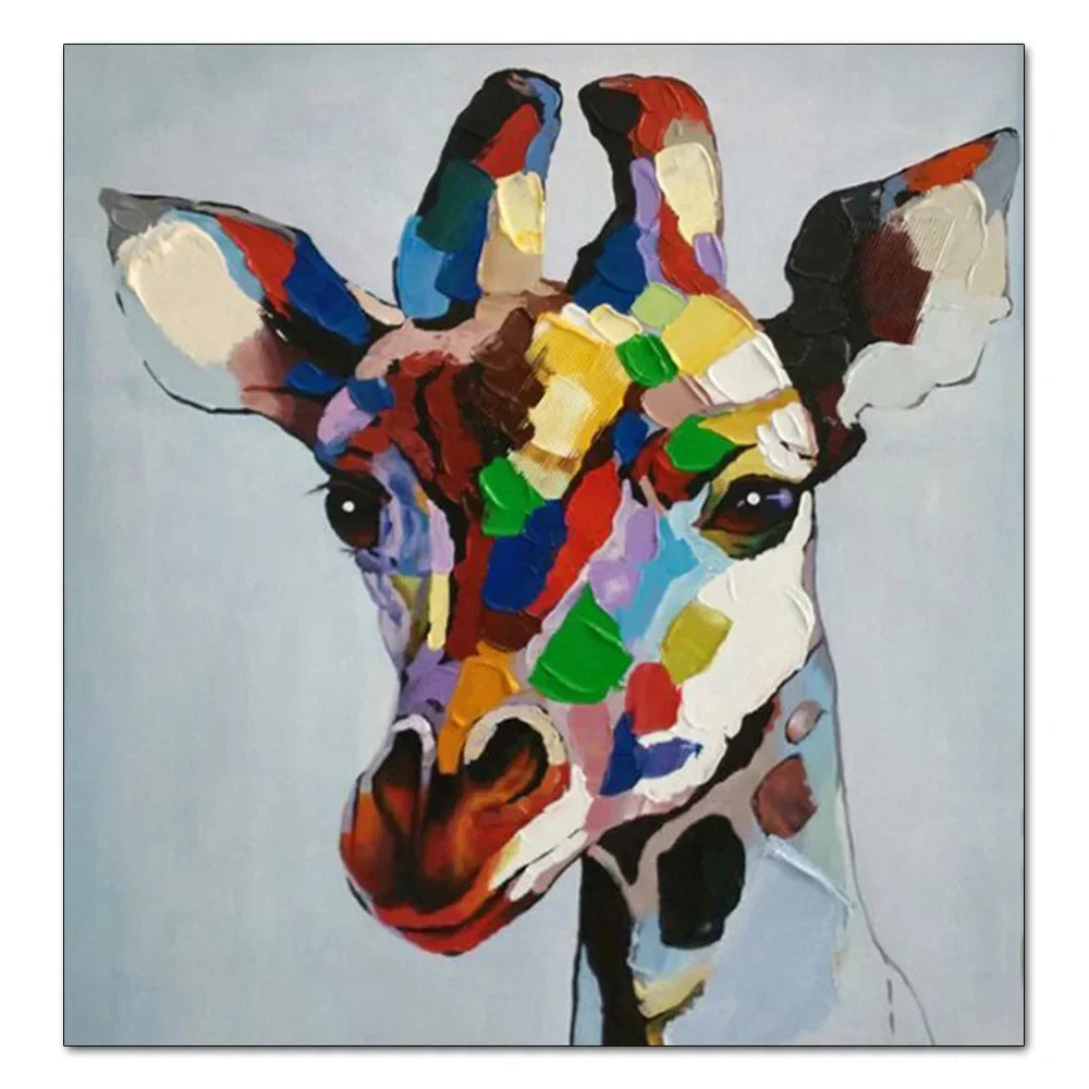 Stampa su tela da intelaiare — Mucca Pop Art