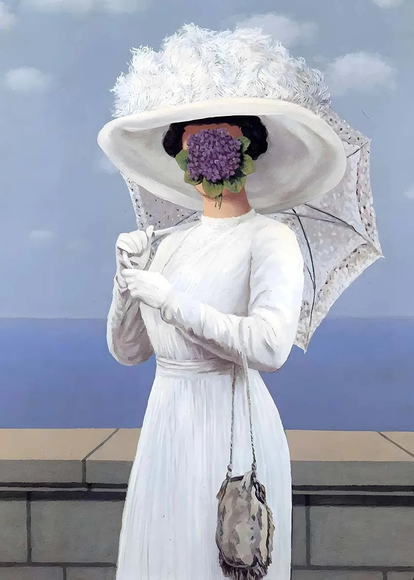Stampa su tela da intelaiare — Homage to Magritte