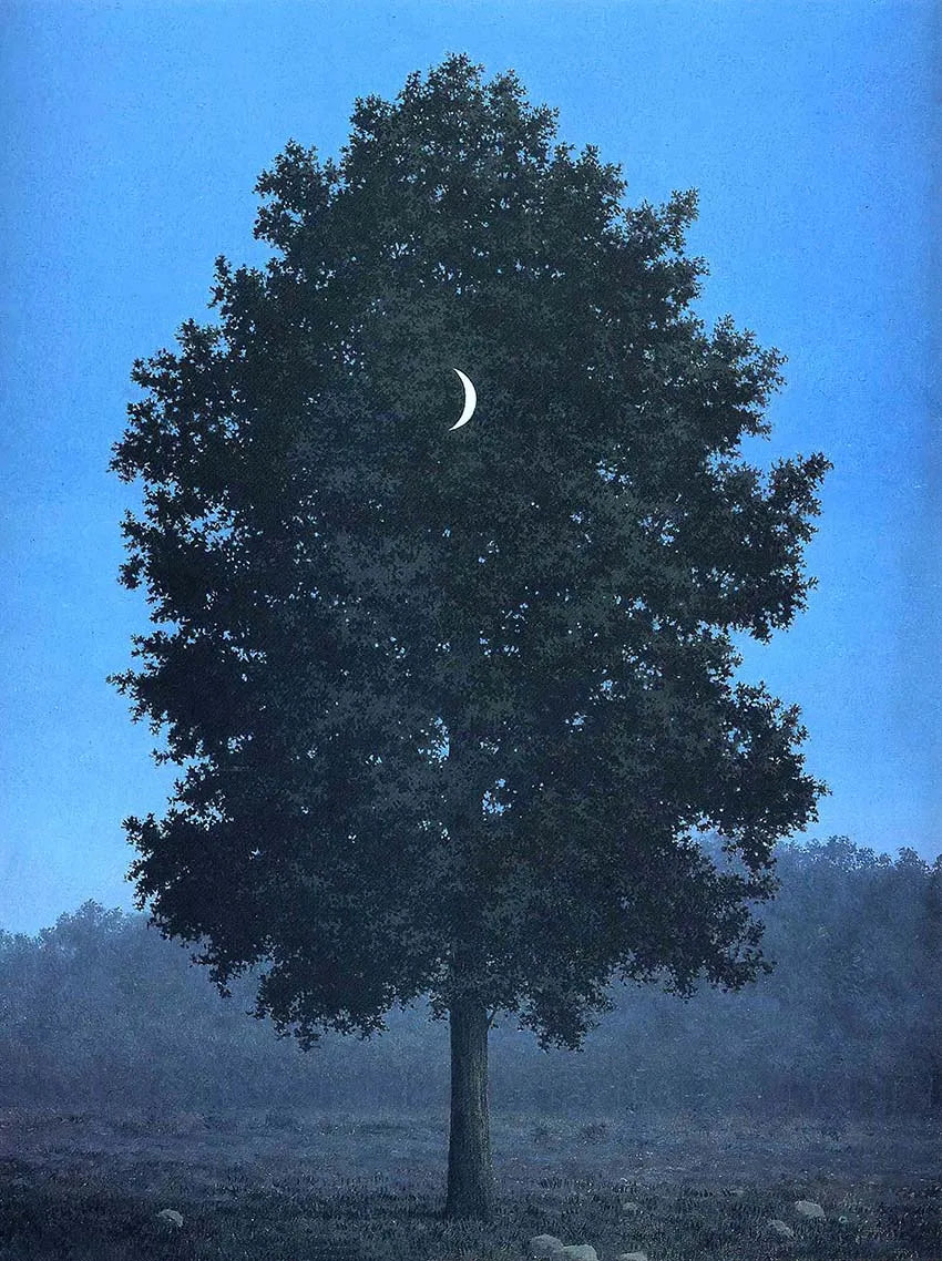 Stampa su tela da intelaiare — Homage to Magritte