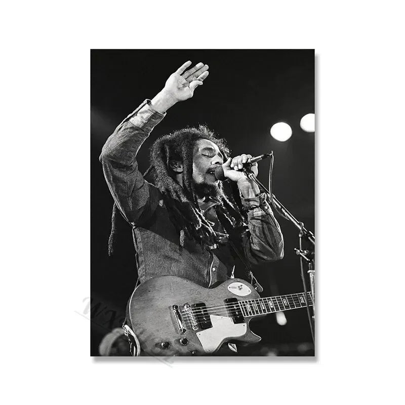 Stampa su tela da intelaiare — Homage to Bob Marley