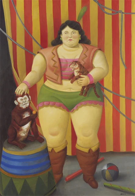 Stampa su tela da intelaiare — Homage to Botero