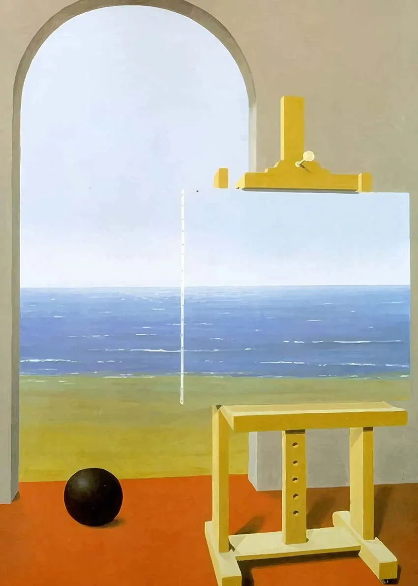 Stampa su tela da intelaiare — Homage to Magritte