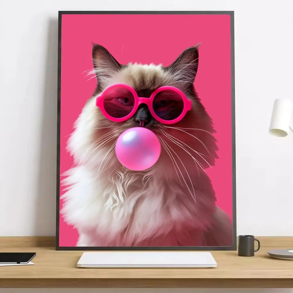 Stampa su tela da intelaiare — Tigre Pop