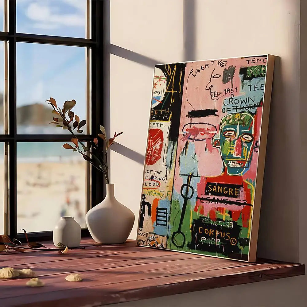 Stampa su tela da intelaiare — Homage to Basquiat
