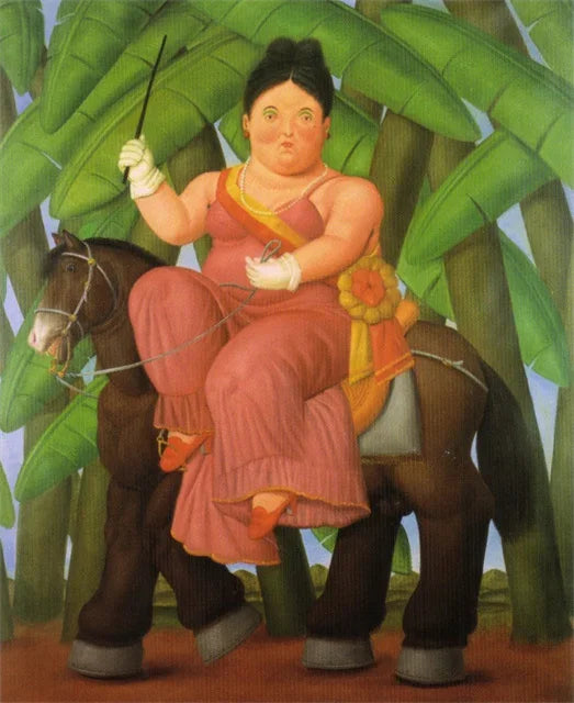 Stampa su tela da intelaiare — Homage to Botero