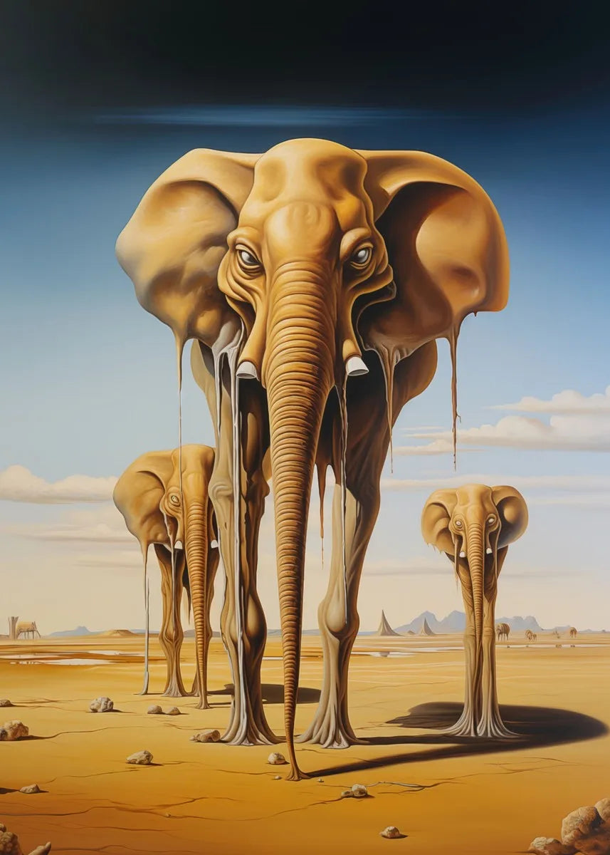 Stampa su tela da intelaiare — Homage to Dalì