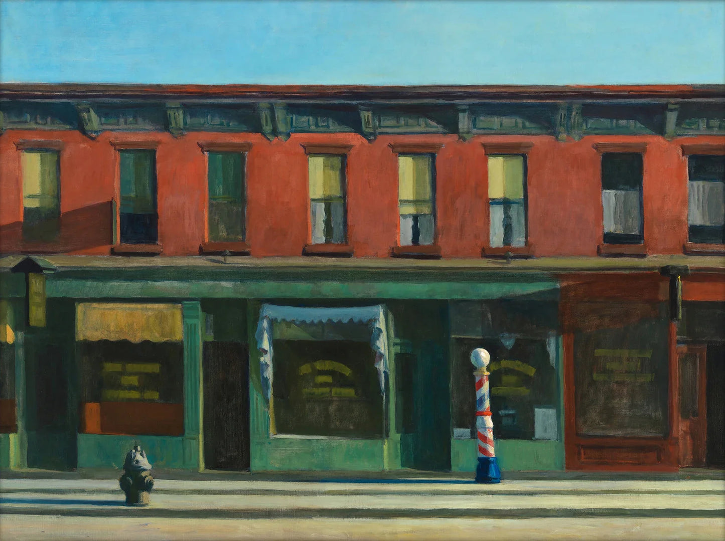 Stampa su tela da intelaiare — Homage to Hopper