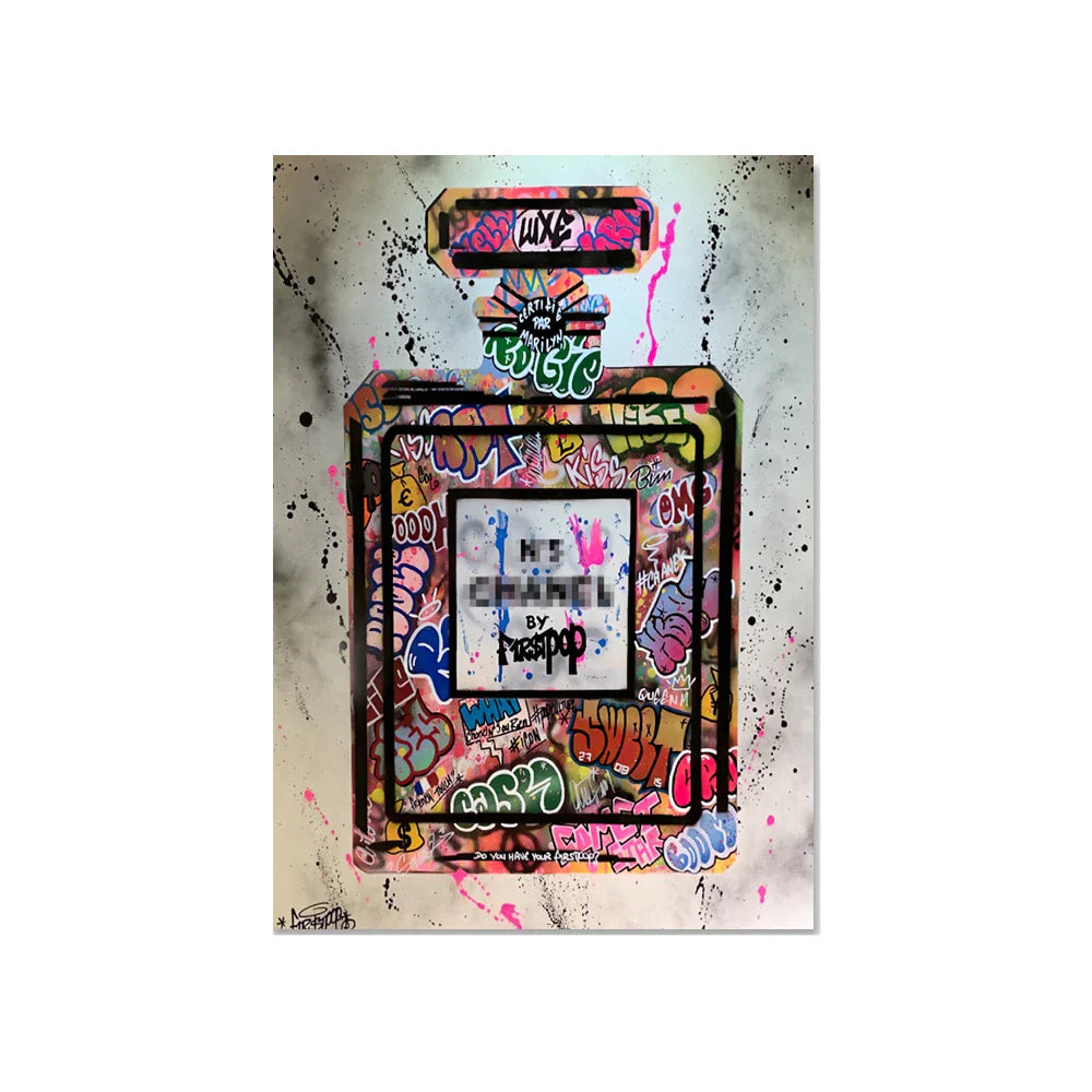 Stampa su tela da intelaiare — Profumo Graffiti