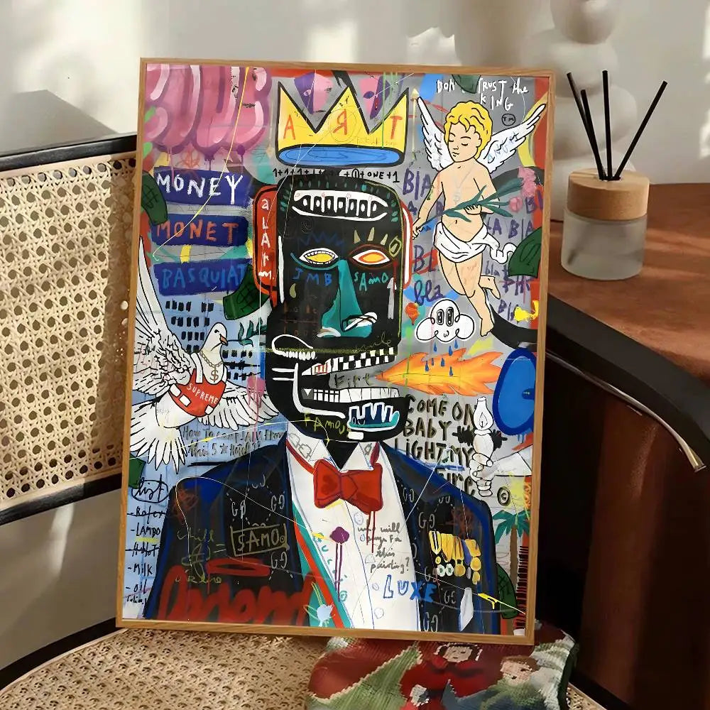 Stampa su tela da intelaiare — Homage to Basquiat
