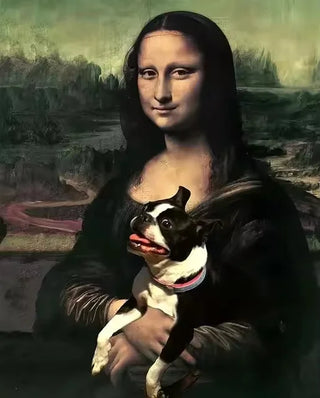 Stampa su tela da intelaiare — Homage to Mona Lisa