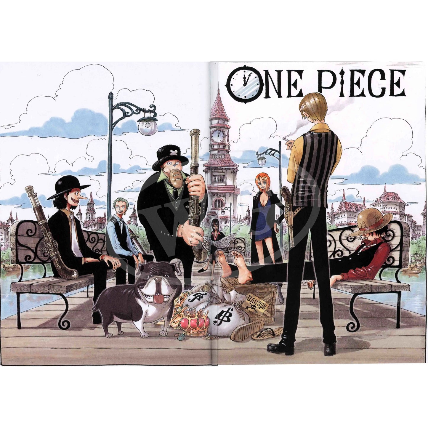 Stampa su tela da intelaiare — Homage to One Piece
