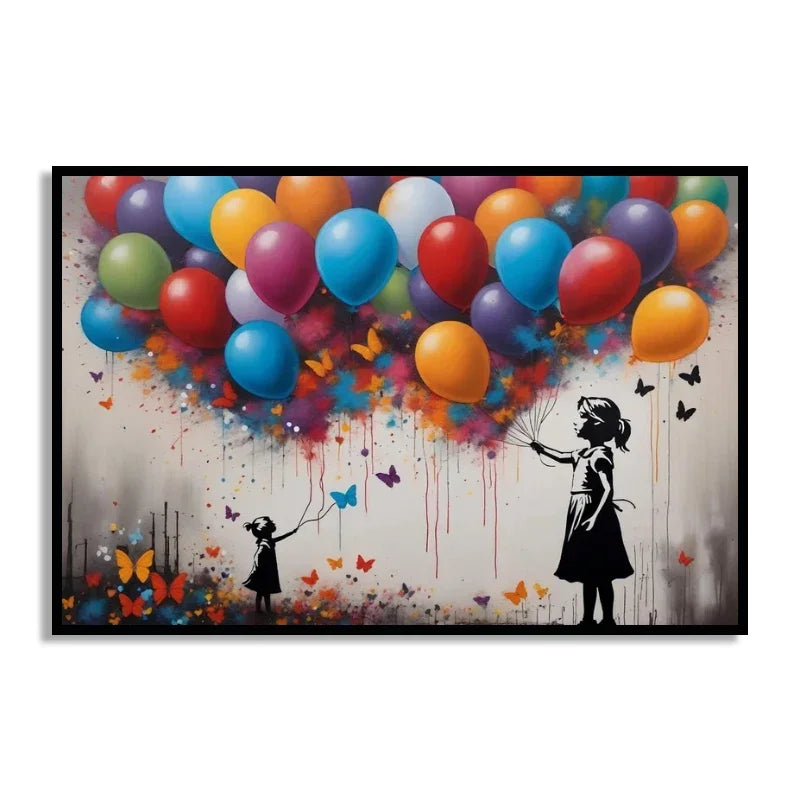 Stampa su tela da intelaiare — Homage to Banksy