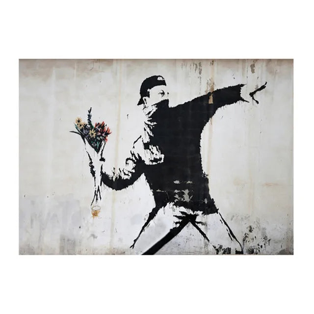 Stampa su tela da intelaiare — Homage to Banksy