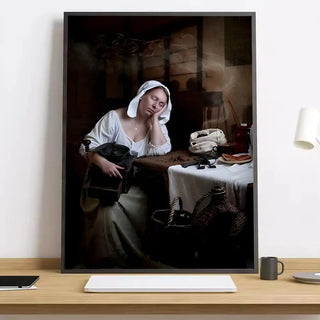 Stampa su tela da intelaiare — Homage to Vermeer