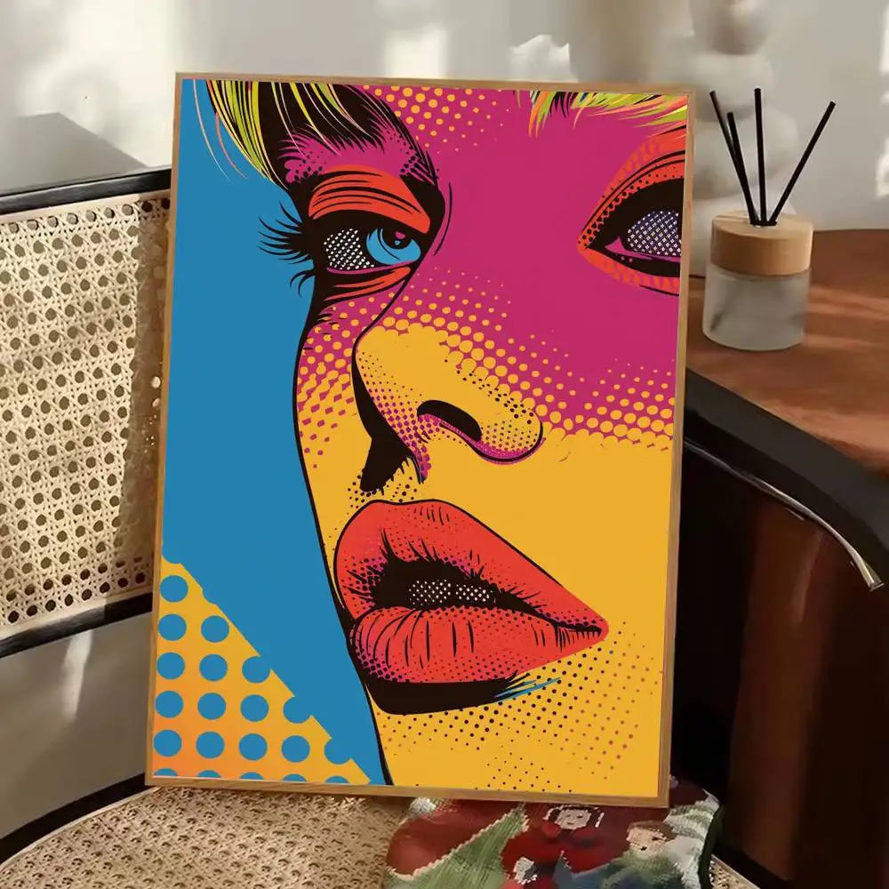 Stampa su tela da intelaiare — Homage to Lichtenstein