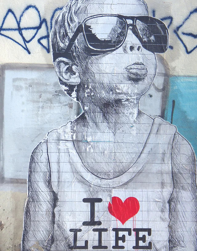 Stampa su tela da intelaiare — Homage to Banksy
