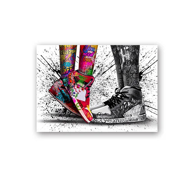Stampa su tela da intelaiare — Homage to Banksy