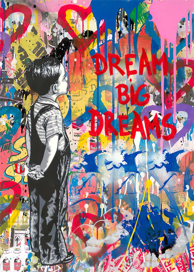 Stampa su tela da intelaiare — Homage to Banksy