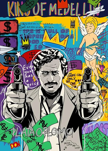 Stampa su tela da intelaiare — Homage to Scarface