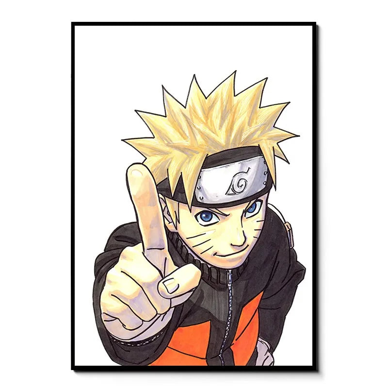 Stampa su tela da intelaiare — Homage to Naruto