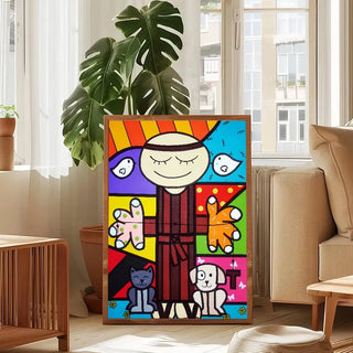 Stampa su tela da intelaiare — Homage to Britto