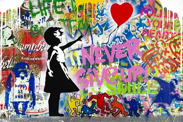 Stampa su tela da intelaiare — Homage to Banksy