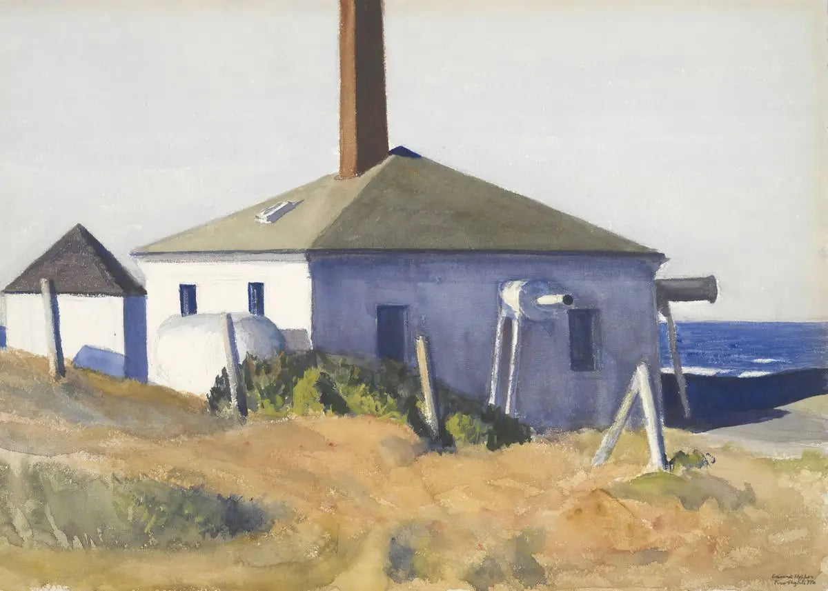Stampa su tela da intelaiare — Homage to Hopper