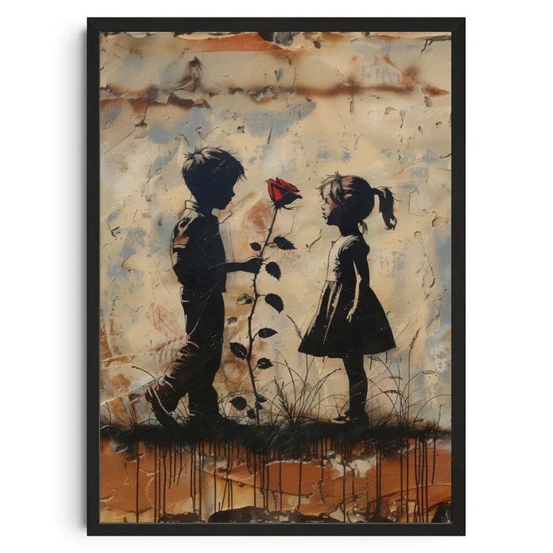 Stampa su tela da intelaiare — Homage to Banksy