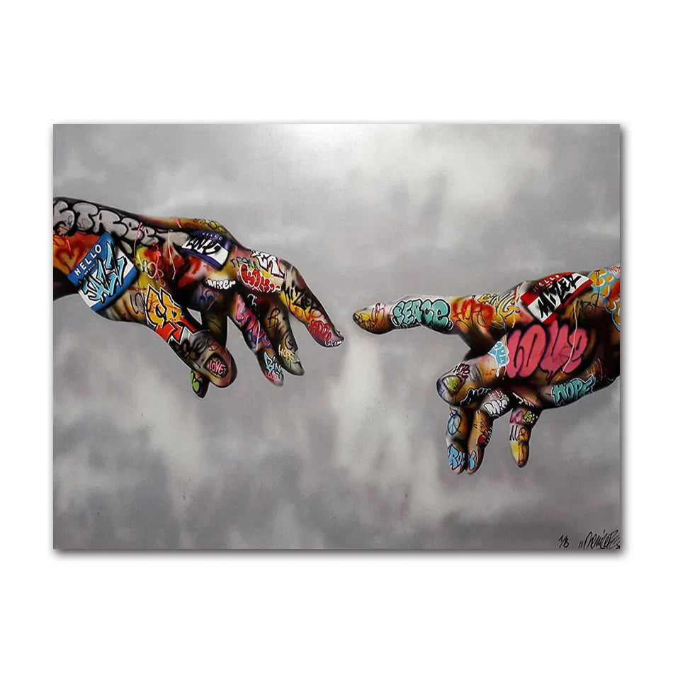 Stampa su tela da intelaiare — Gesti Graffiti