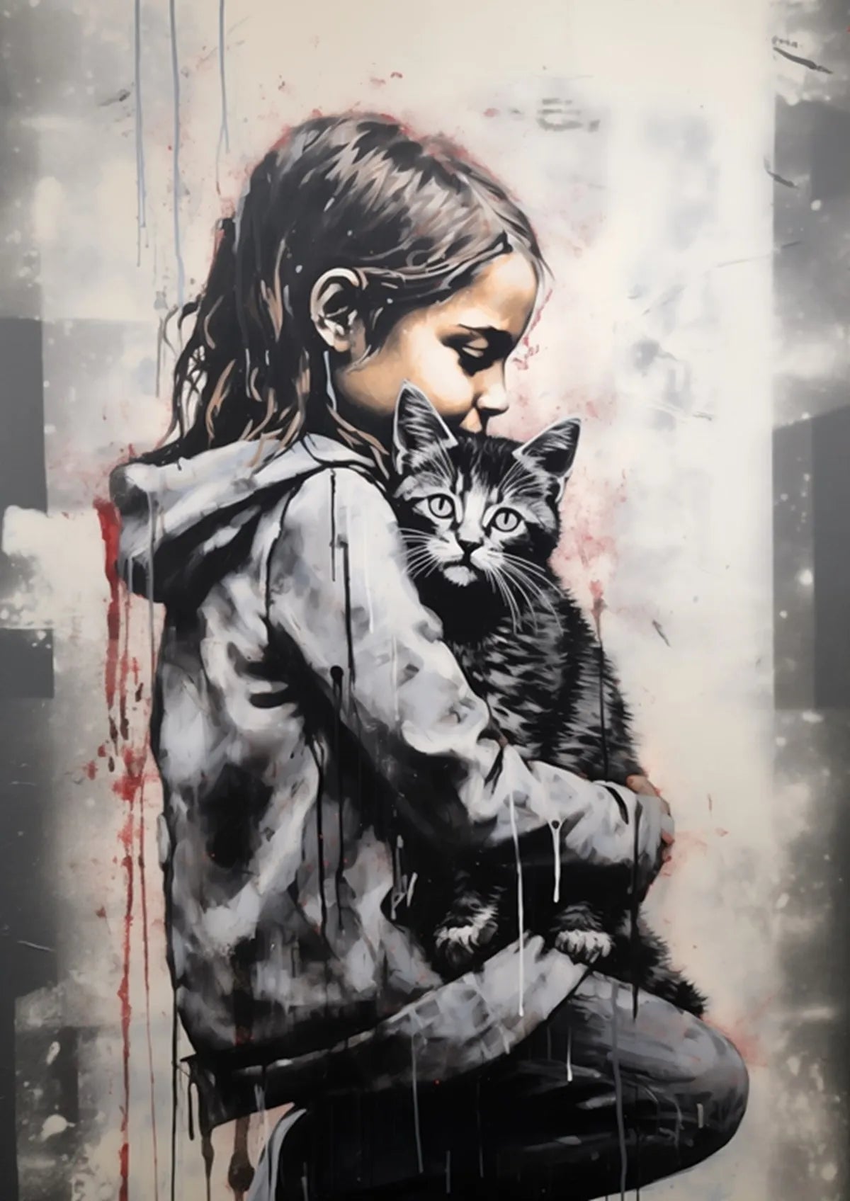 Stampa su tela da intelaiare — Homage to Banksy