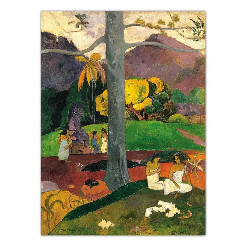 Stampa su tela da intelaiare — Homage to Gauguin