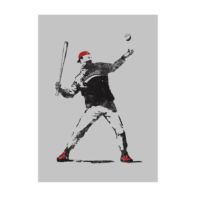 Stampa su tela da intelaiare — Homage to Banksy