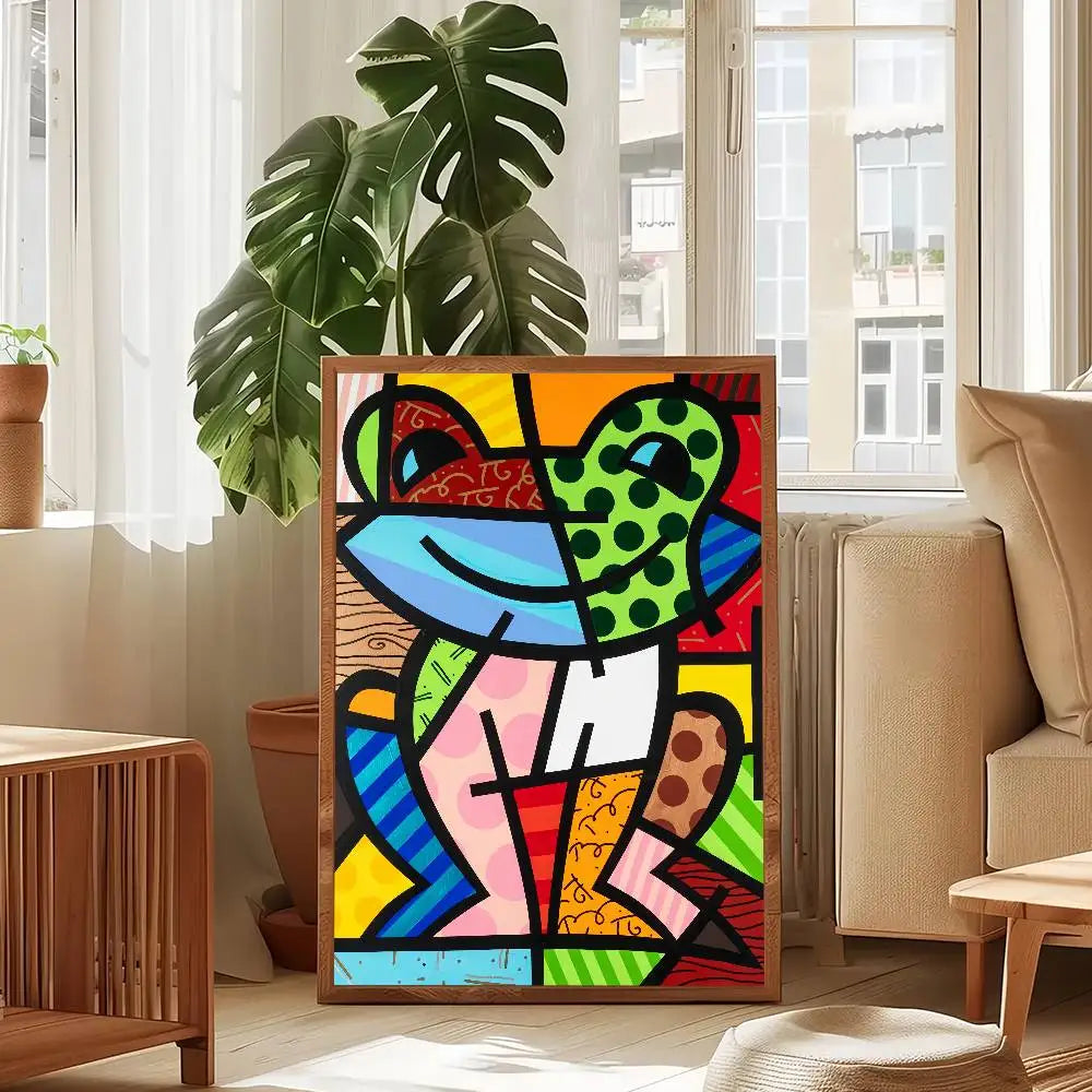 Stampa su tela da intelaiare — Homage to Britto