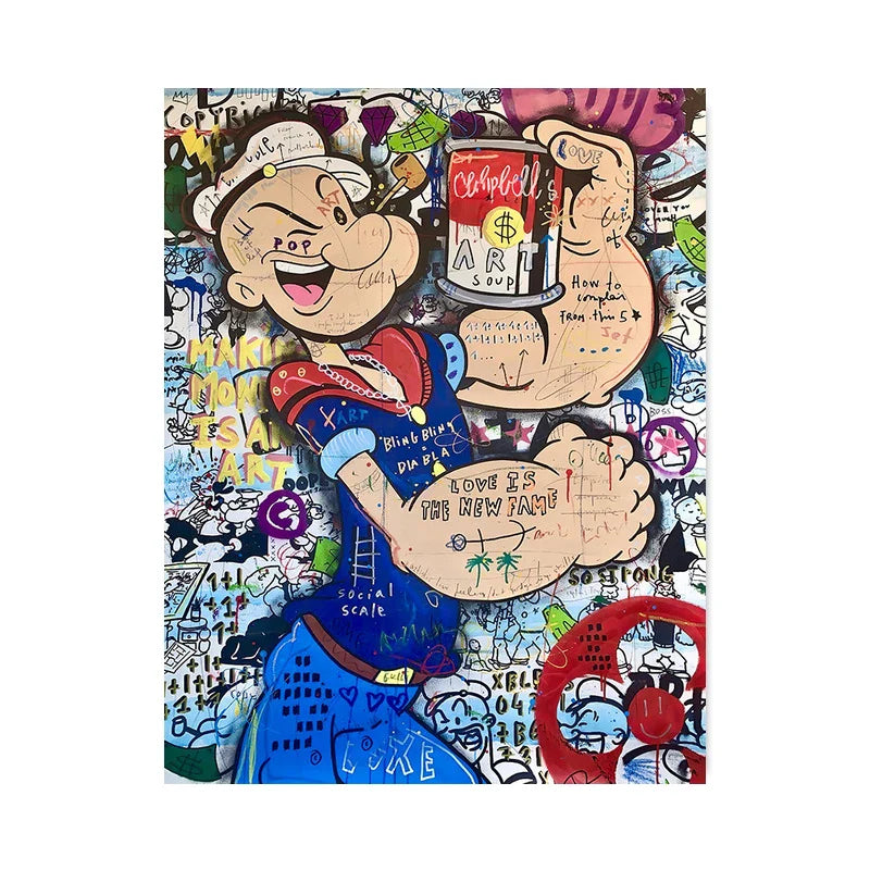 Stampa su tela da intelaiare — Homage to Mona Lisa