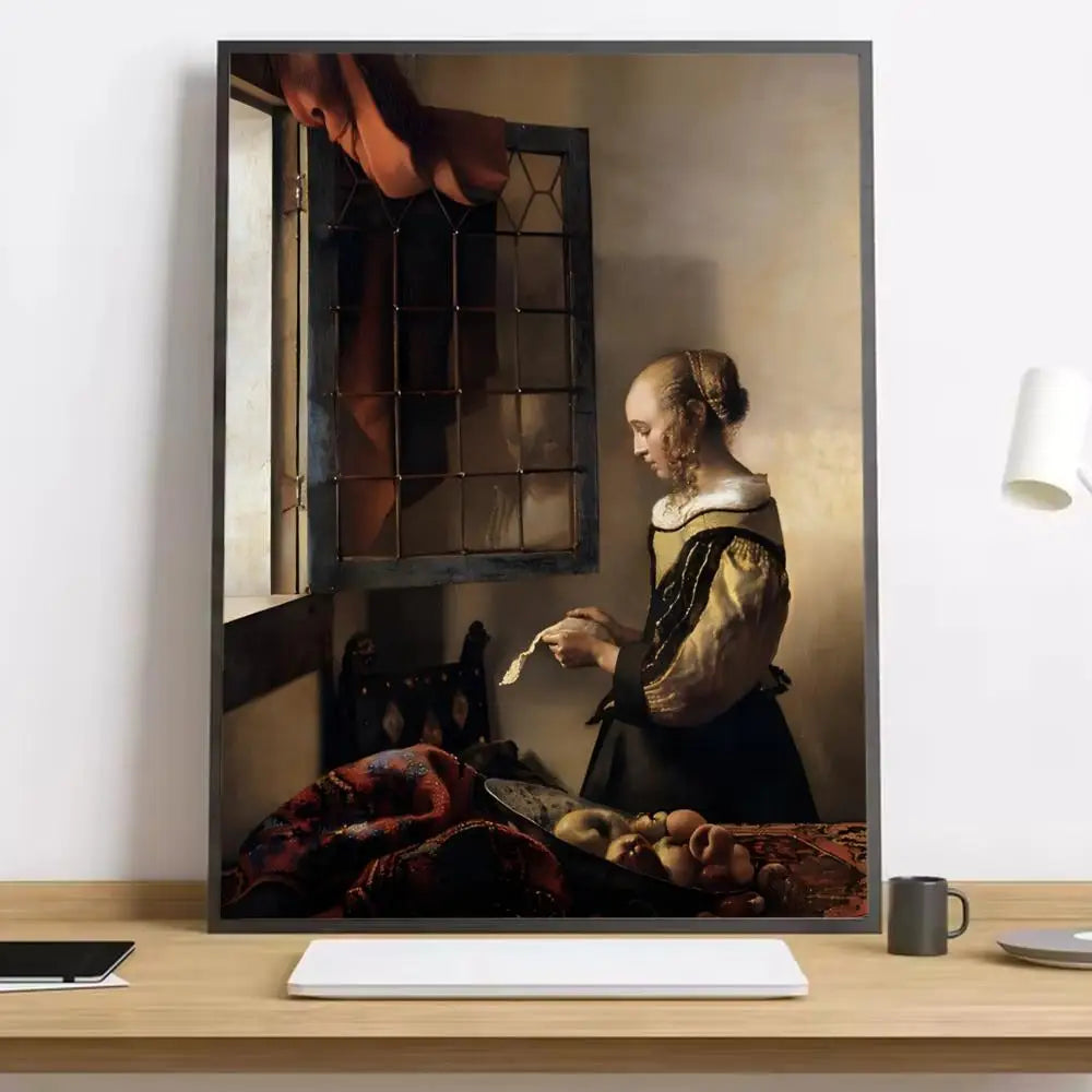 Stampa su tela da intelaiare — Homage to Vermeer