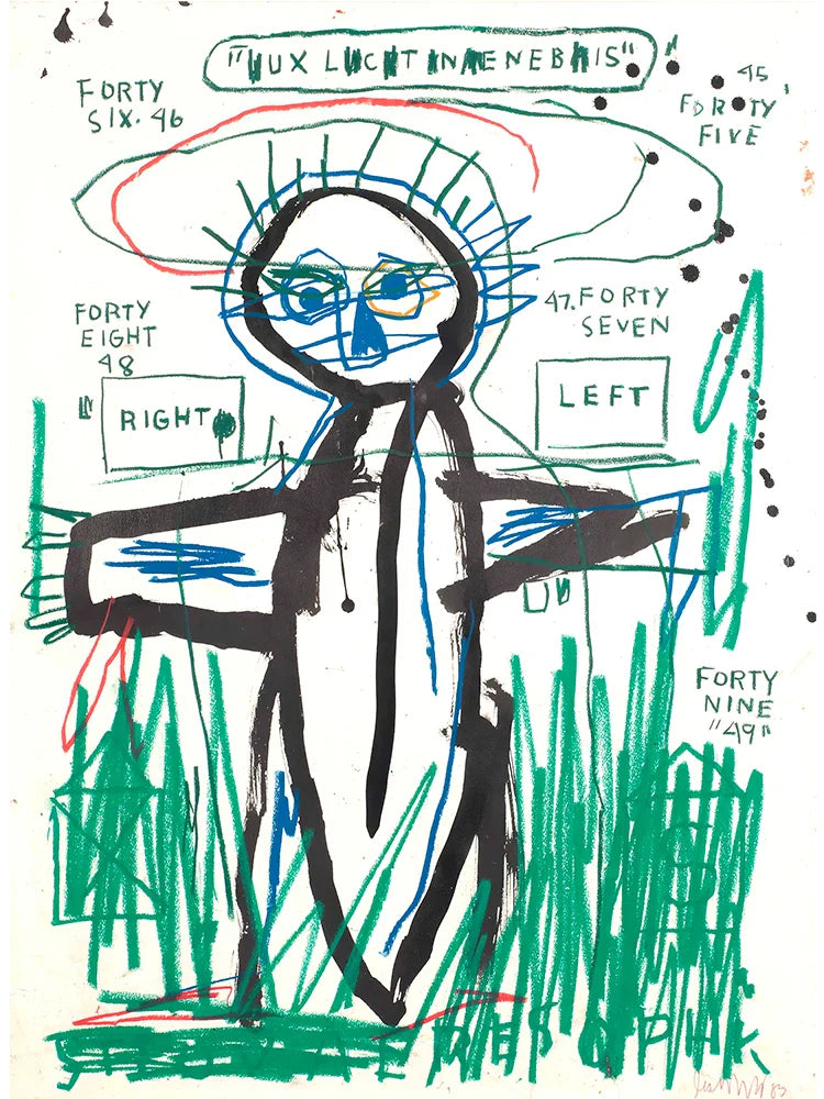 Stampa su tela da intelaiare — Homage to Basquiat