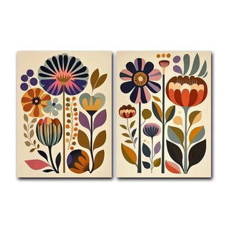 Stampa su tela da intelaiare — Fiori Bohémien