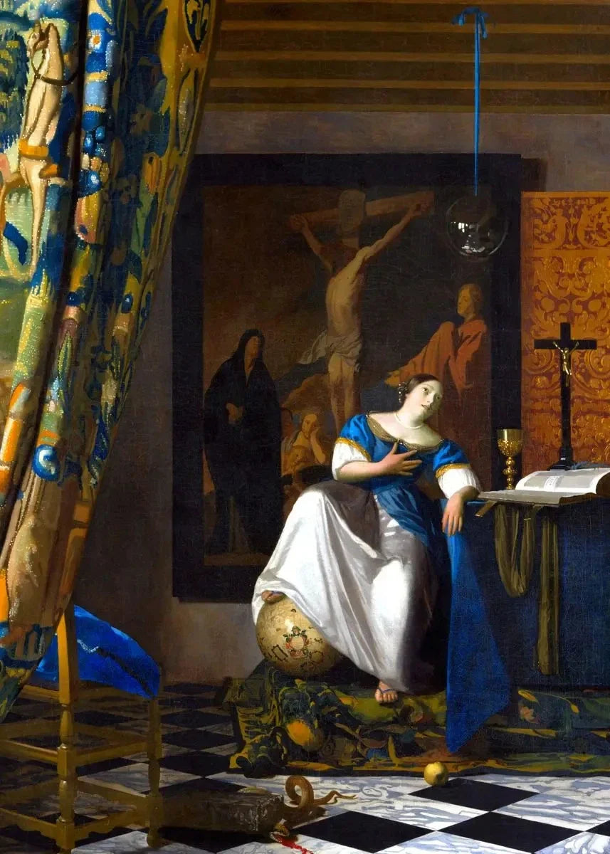 Stampa su tela da intelaiare — Homage to Vermeer