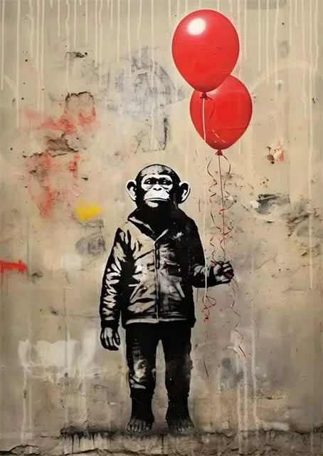 Stampa su tela da intelaiare — Homage to Banksy