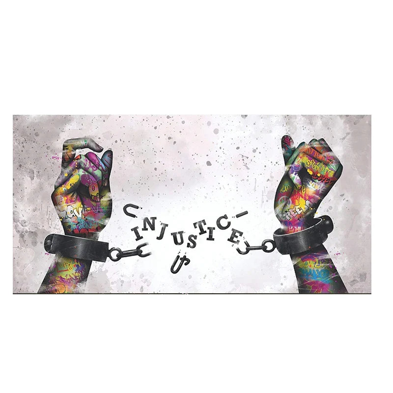 Stampa su tela da intelaiare — Homage to Banksy