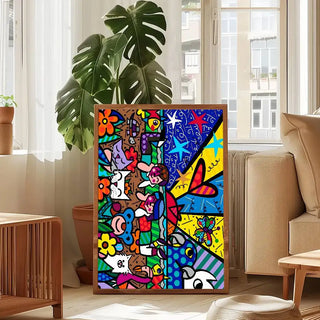 Stampa su tela da intelaiare — Homage to Britto